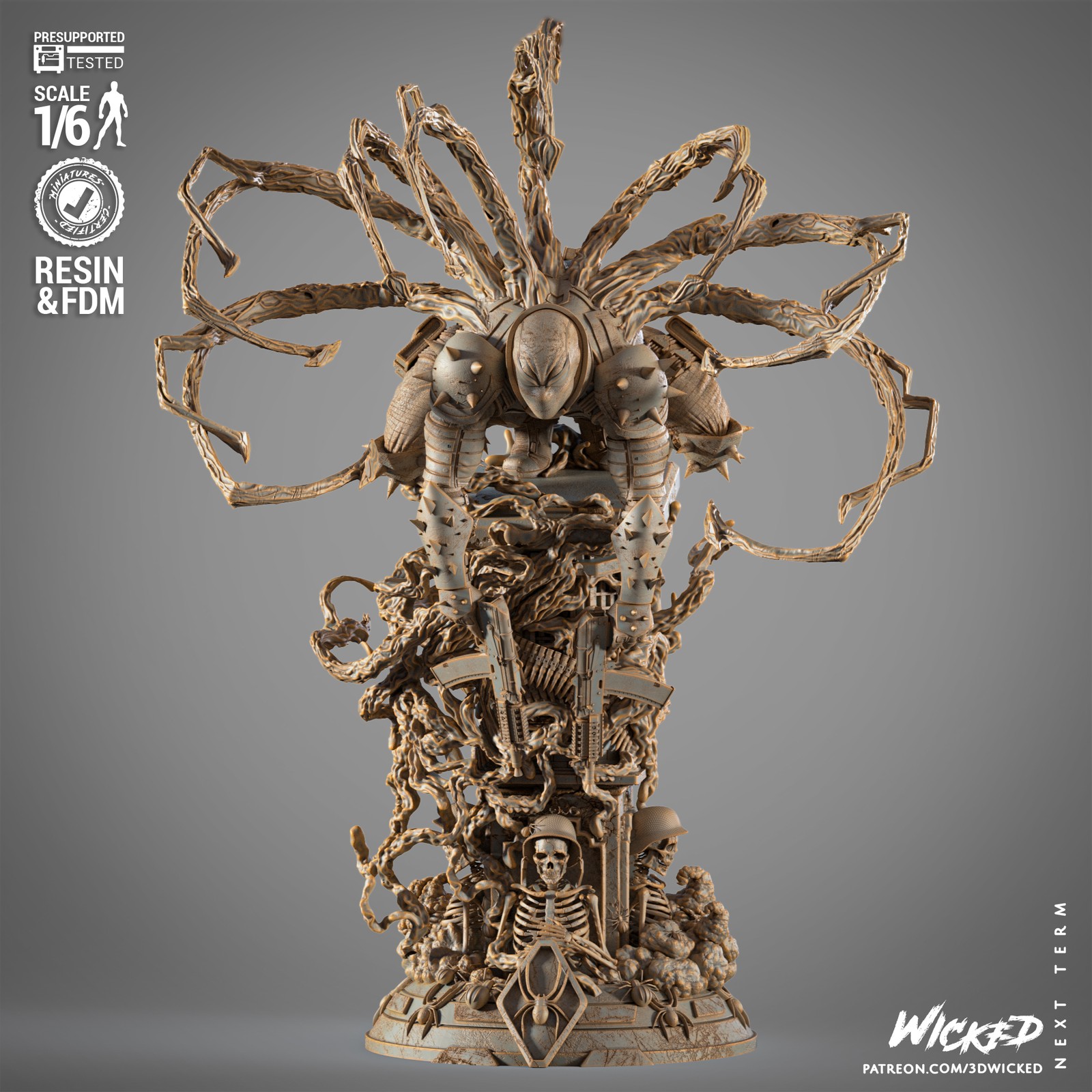 Venom Agent Sculpture