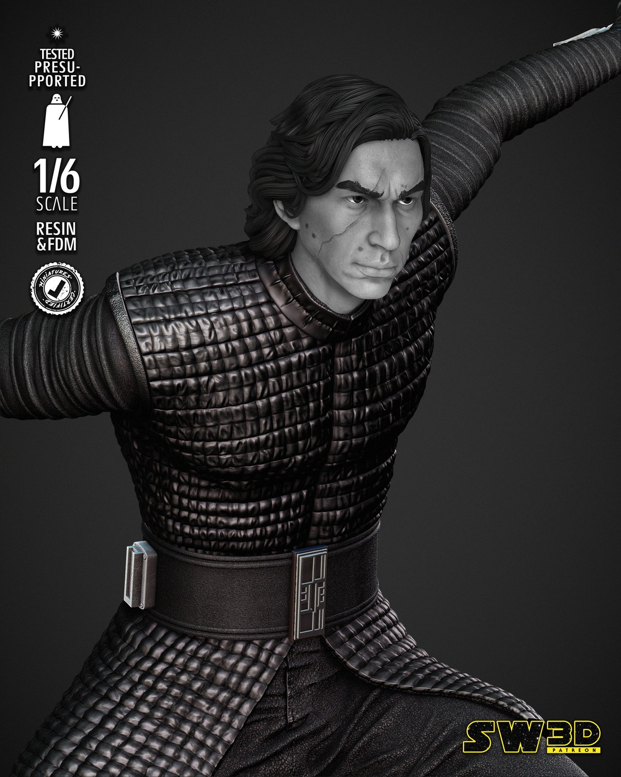 Kylo Ren Sculpture - Image 3
