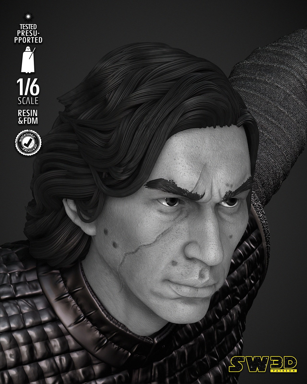 Kylo Ren Sculpture - Image 4