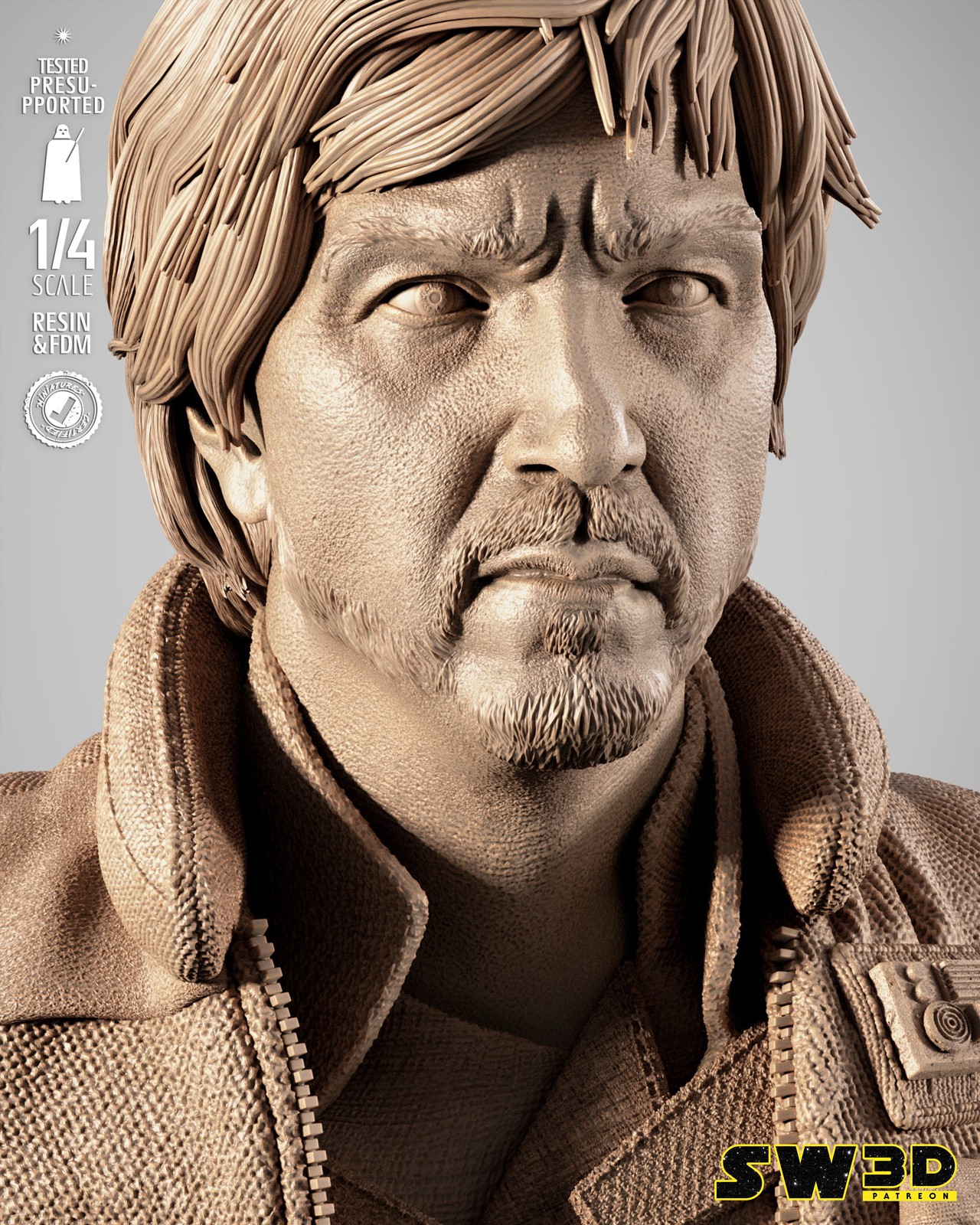 Cassian Andor Portrait Bust - Image 3