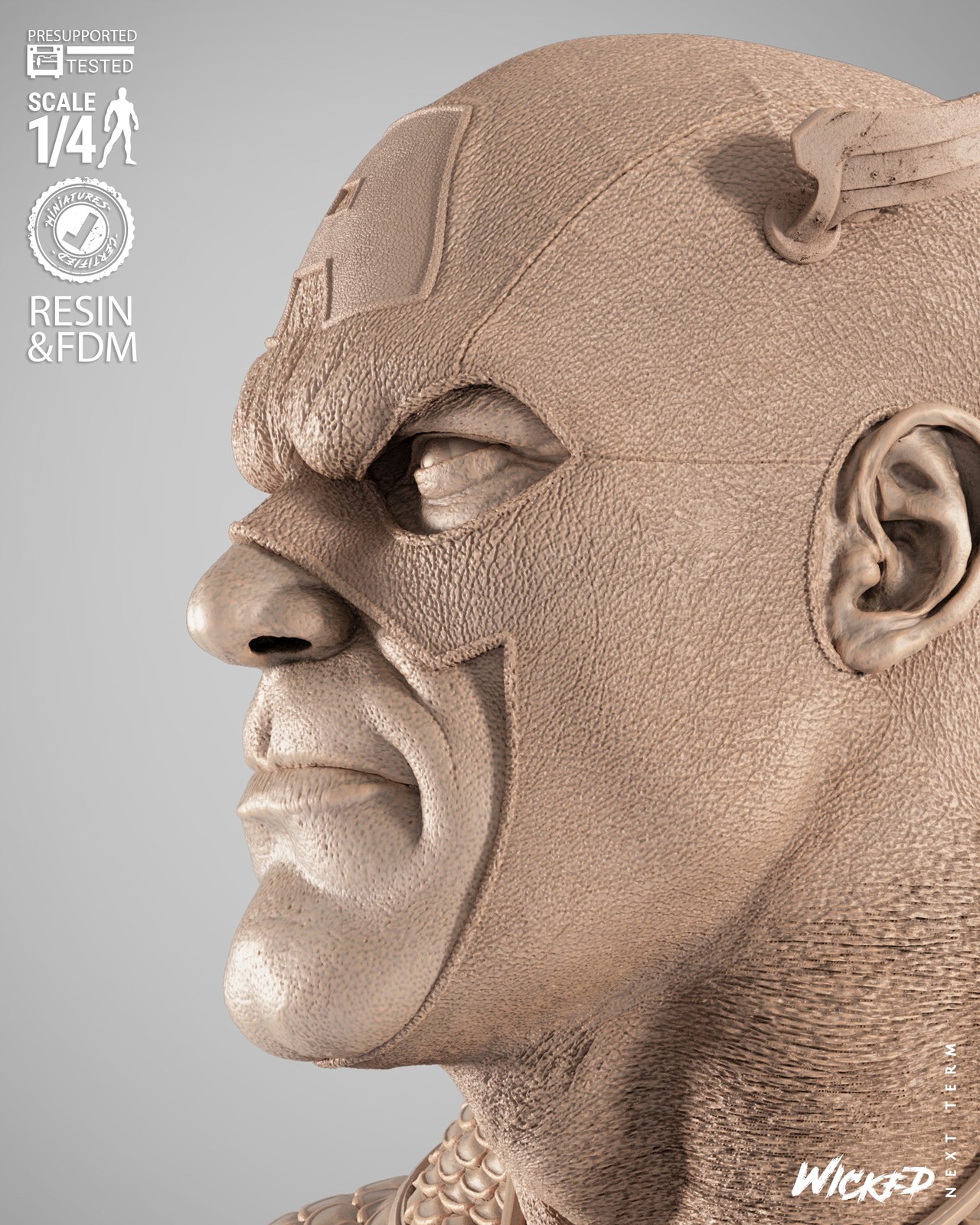 Captain America Portrait Bust - Image 4