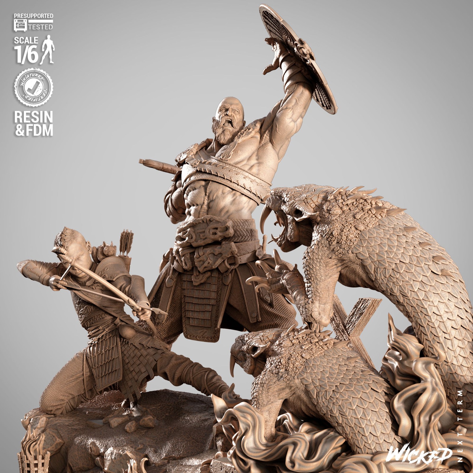 God Of War 4 Diorama - Image 5