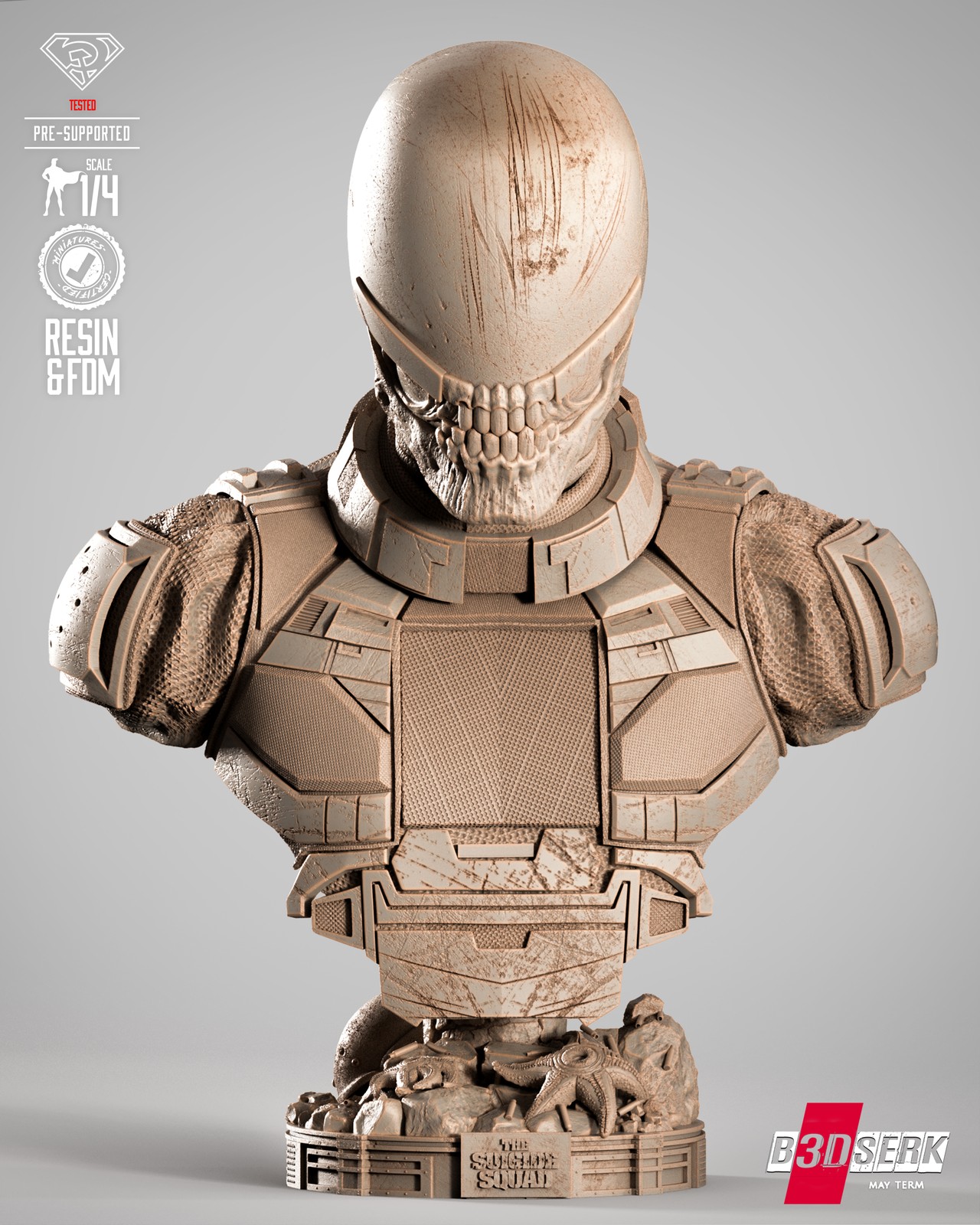 Bloodsport Portrait Bust