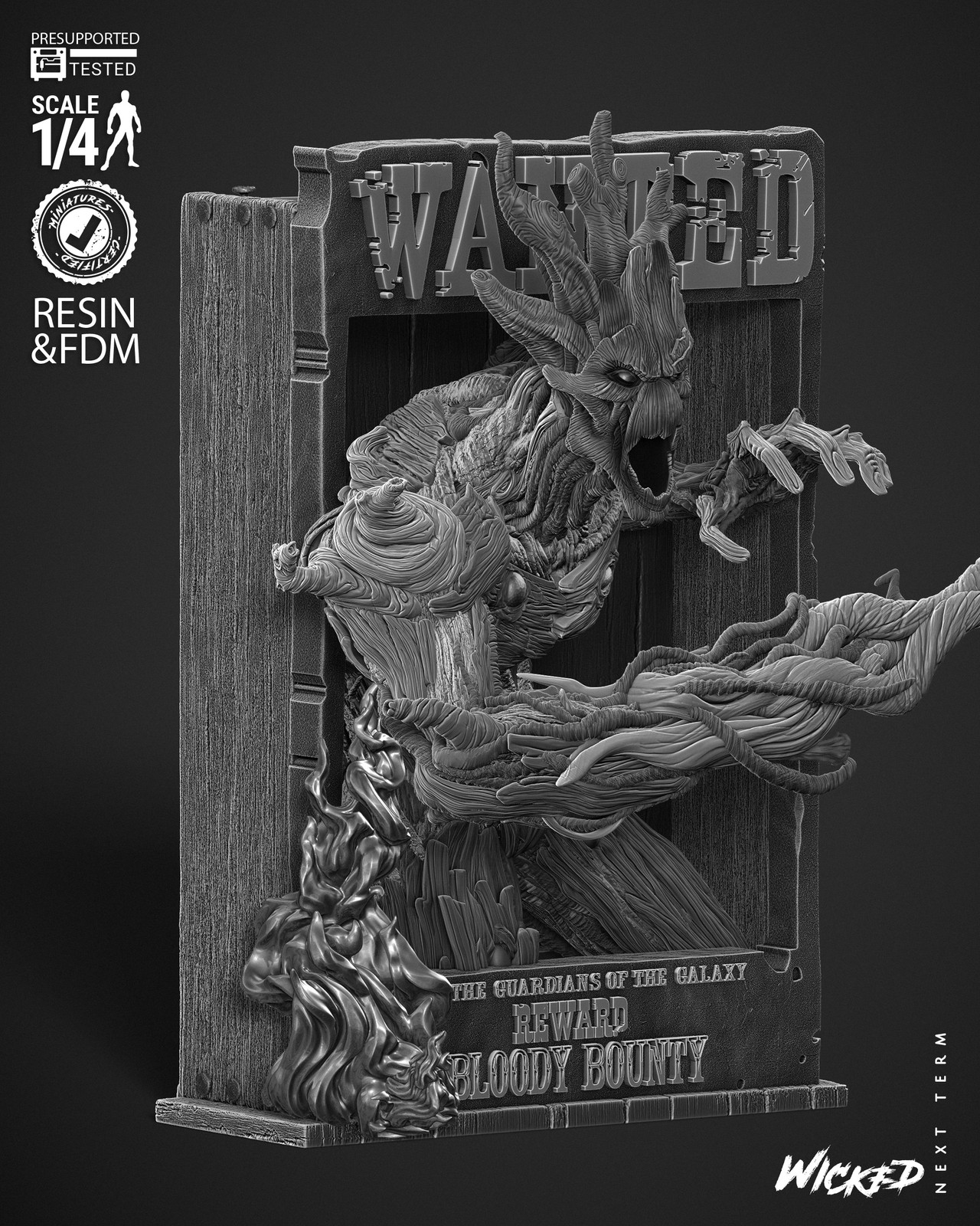 Groot Bust Poster - Image 2