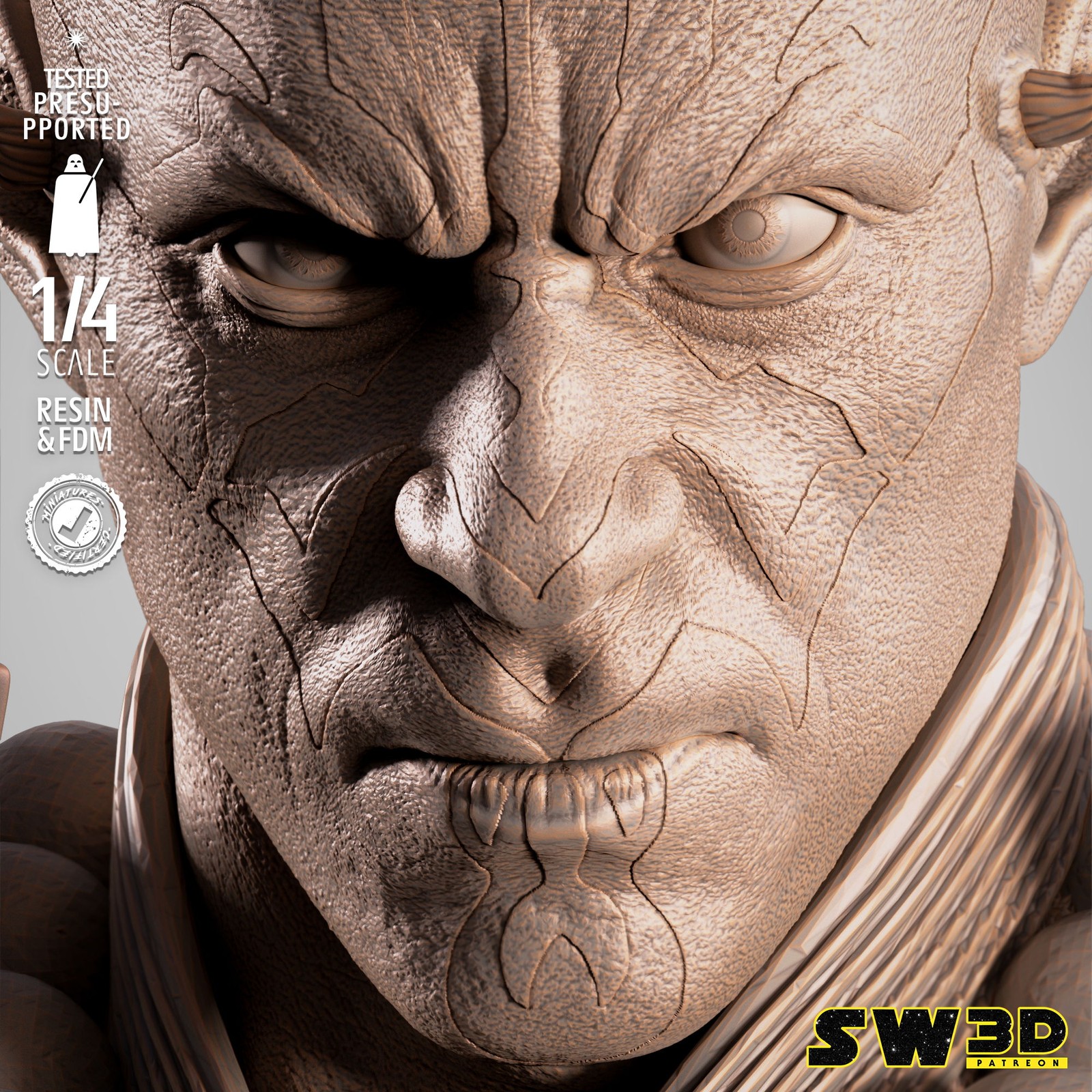 Darth Maul Samurai Portrait Bust - Image 5