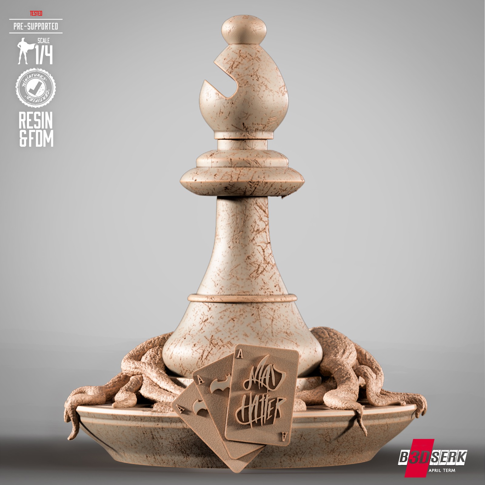 Mad Hatter Portrait Bust - Image 3