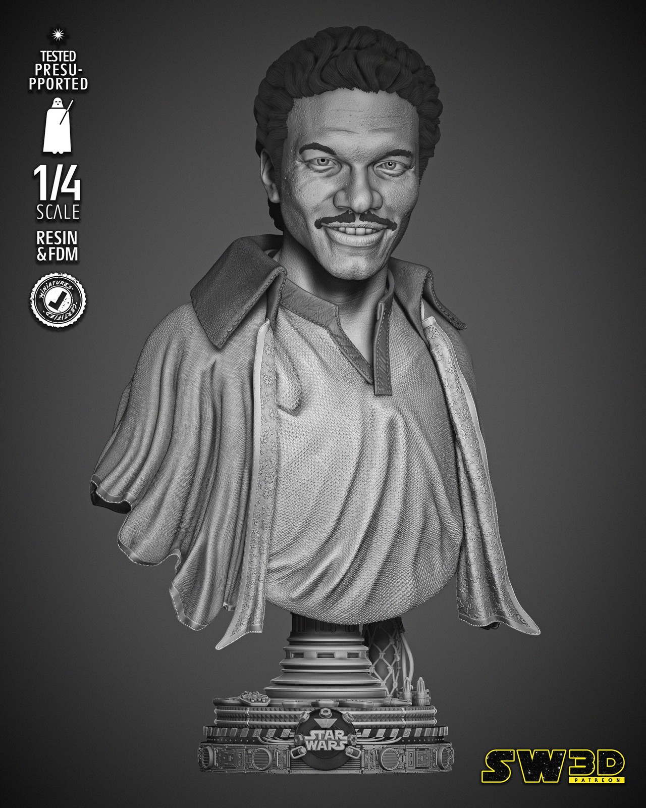 Lando Calrissian Portrait Bust