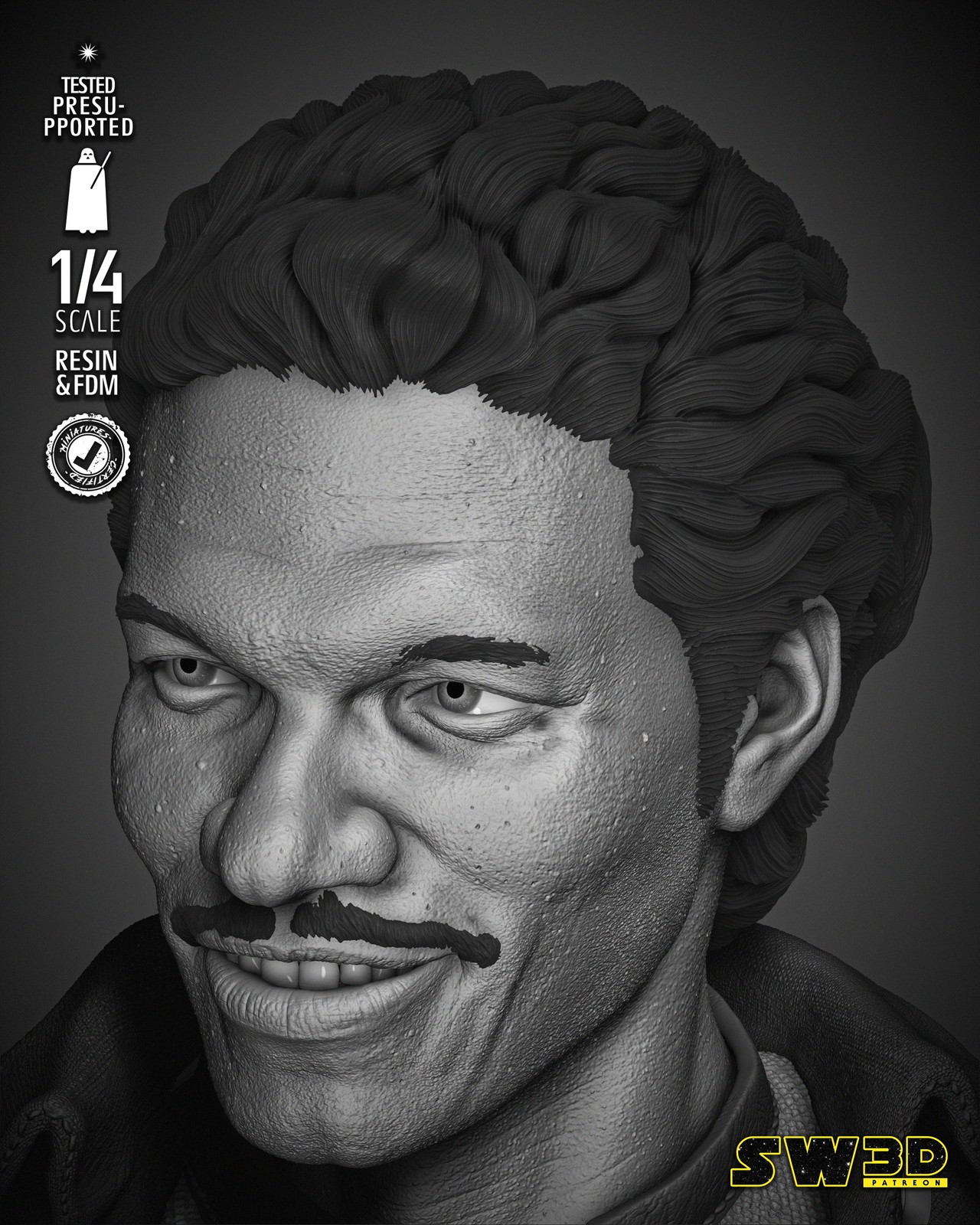 Lando Calrissian Portrait Bust - Image 5