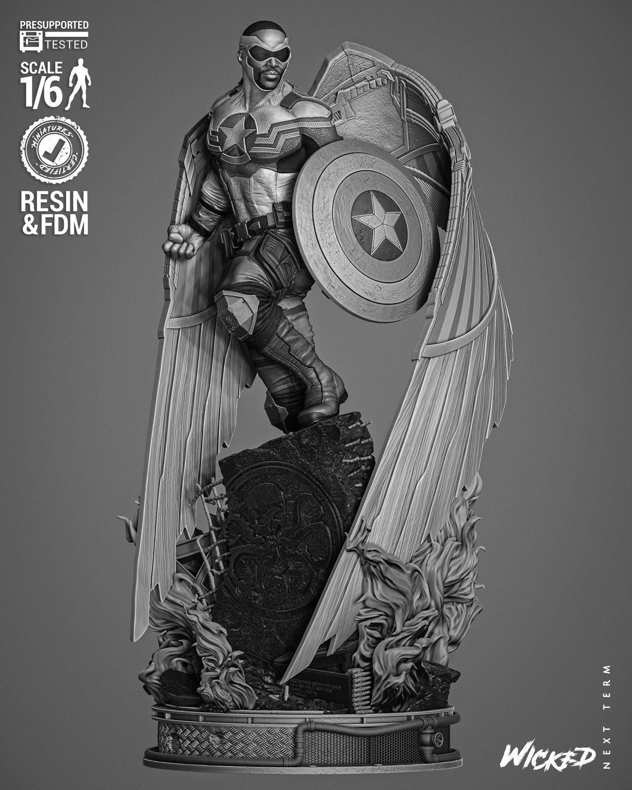 Captain America Sam Wilson (Marvel)