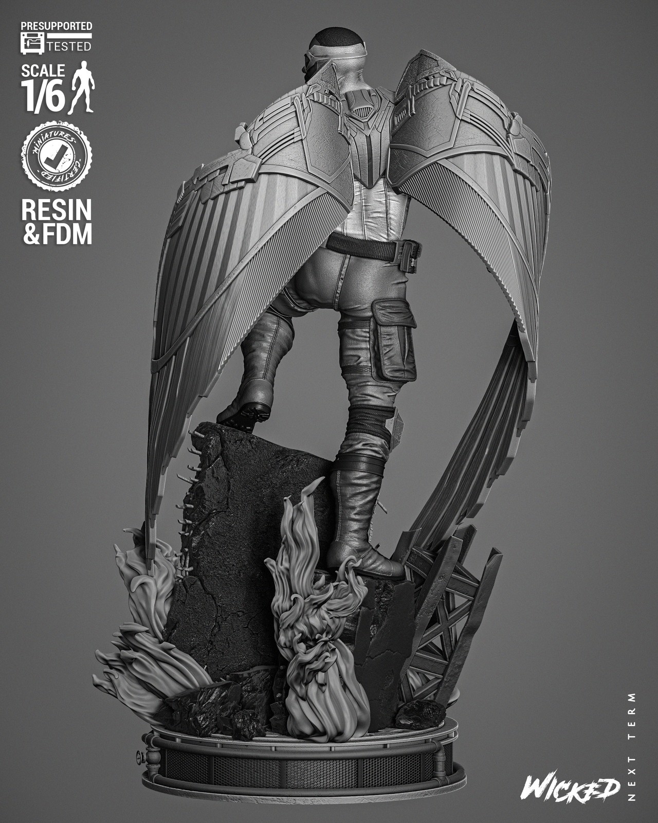 Falcon Sculpture - Image 3