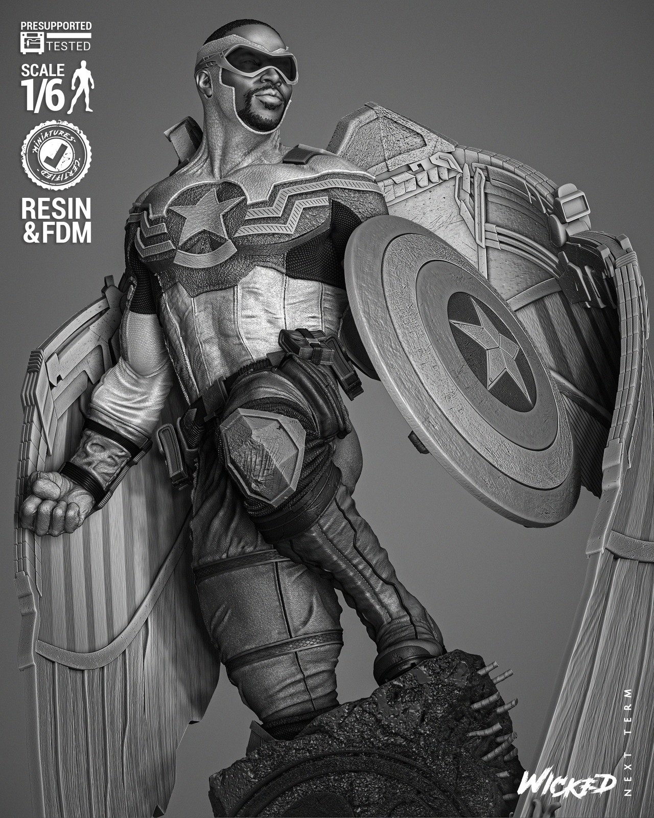 Falcon Sculpture - Image 4