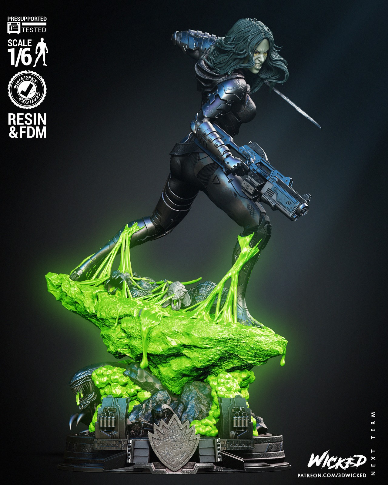 Gamora Comic Version Sculpture