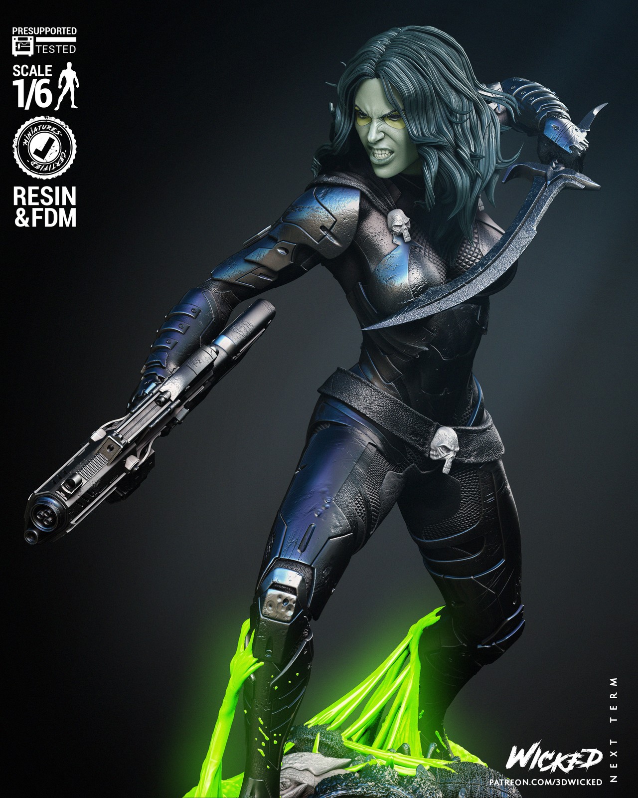 Gamora Comic Version Sculpture - Image 3