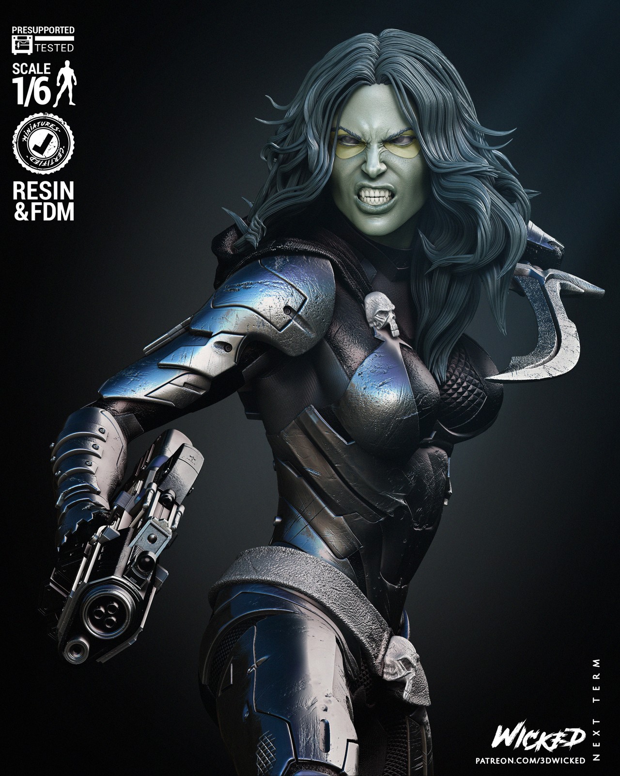 Gamora Comic Version Sculpture - Image 4