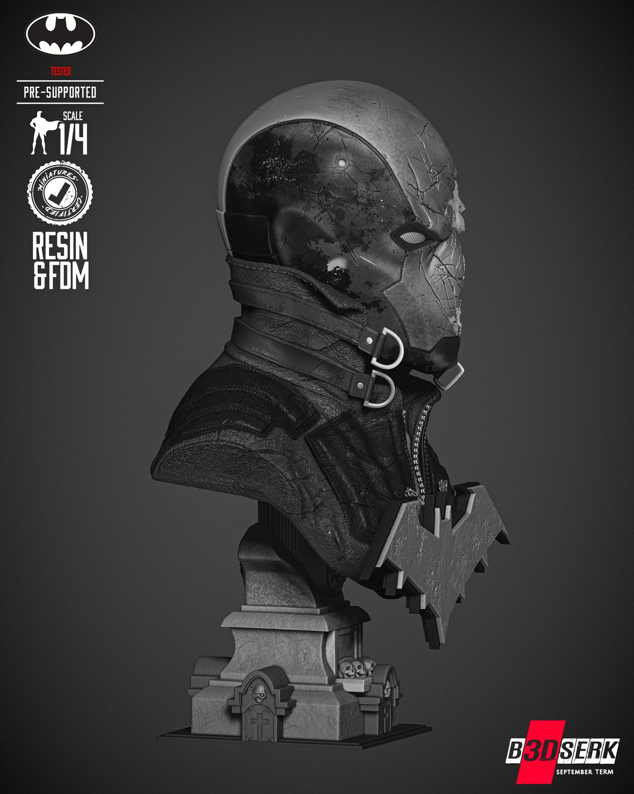 RedHood Bust Portrait Zombie - Image 2