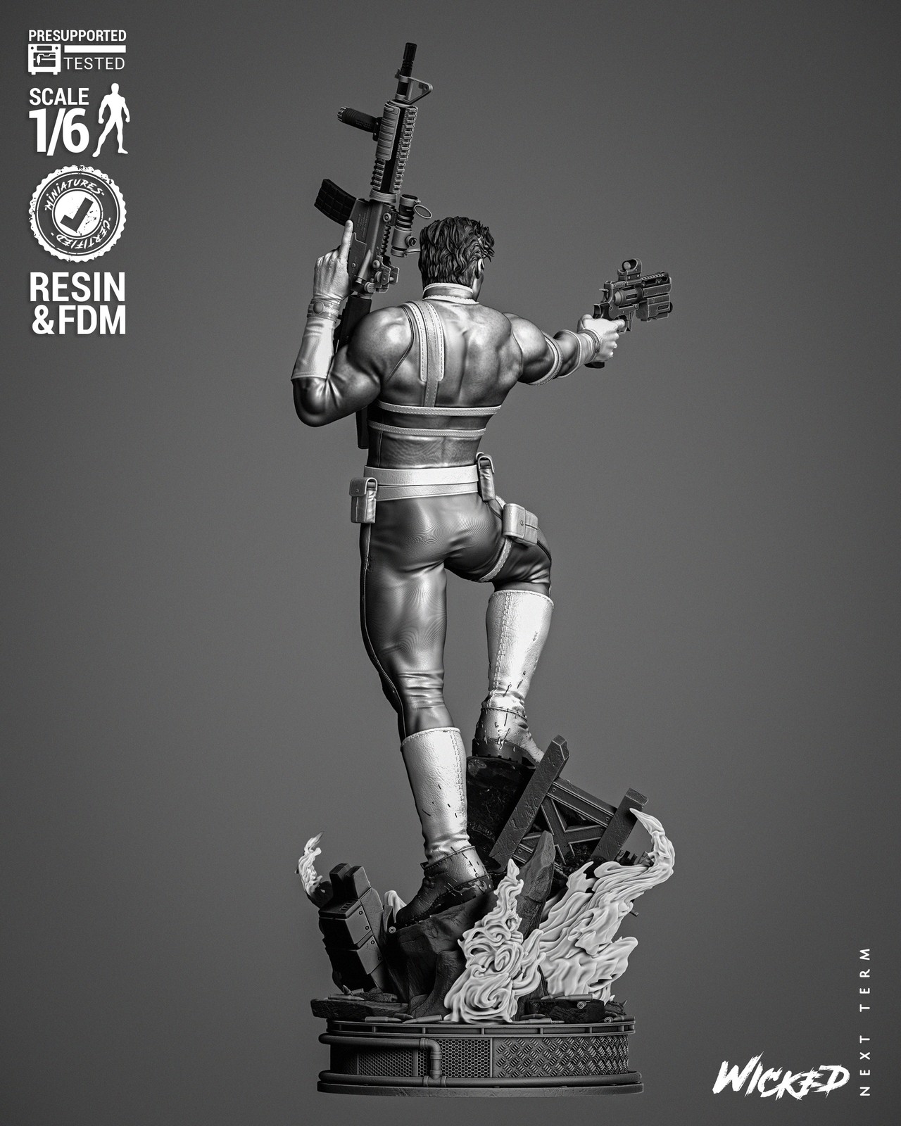 Nick Fury Sculpture - Image 3