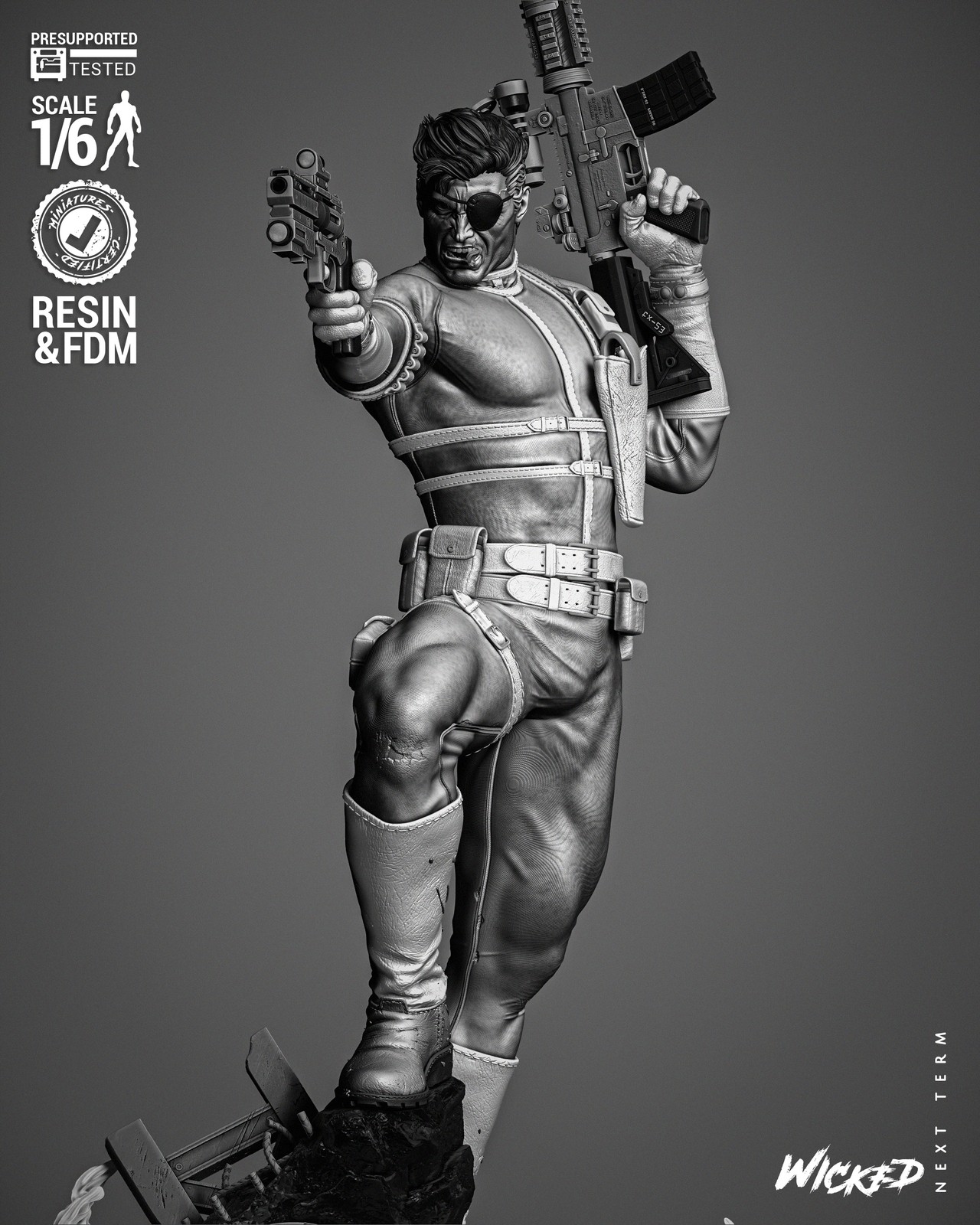 Nick Fury Sculpture - Image 5