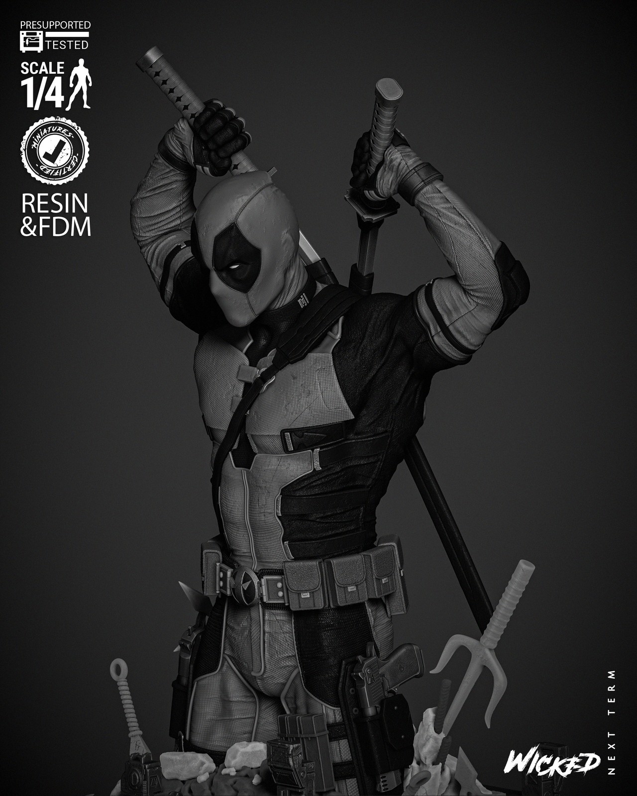 Deadpool 2024 Bust - Image 3