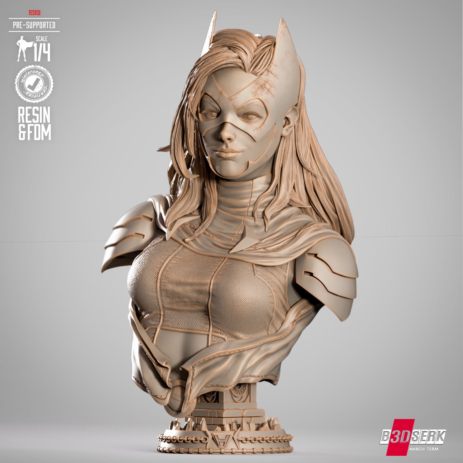 The Huntress Portrait Bust