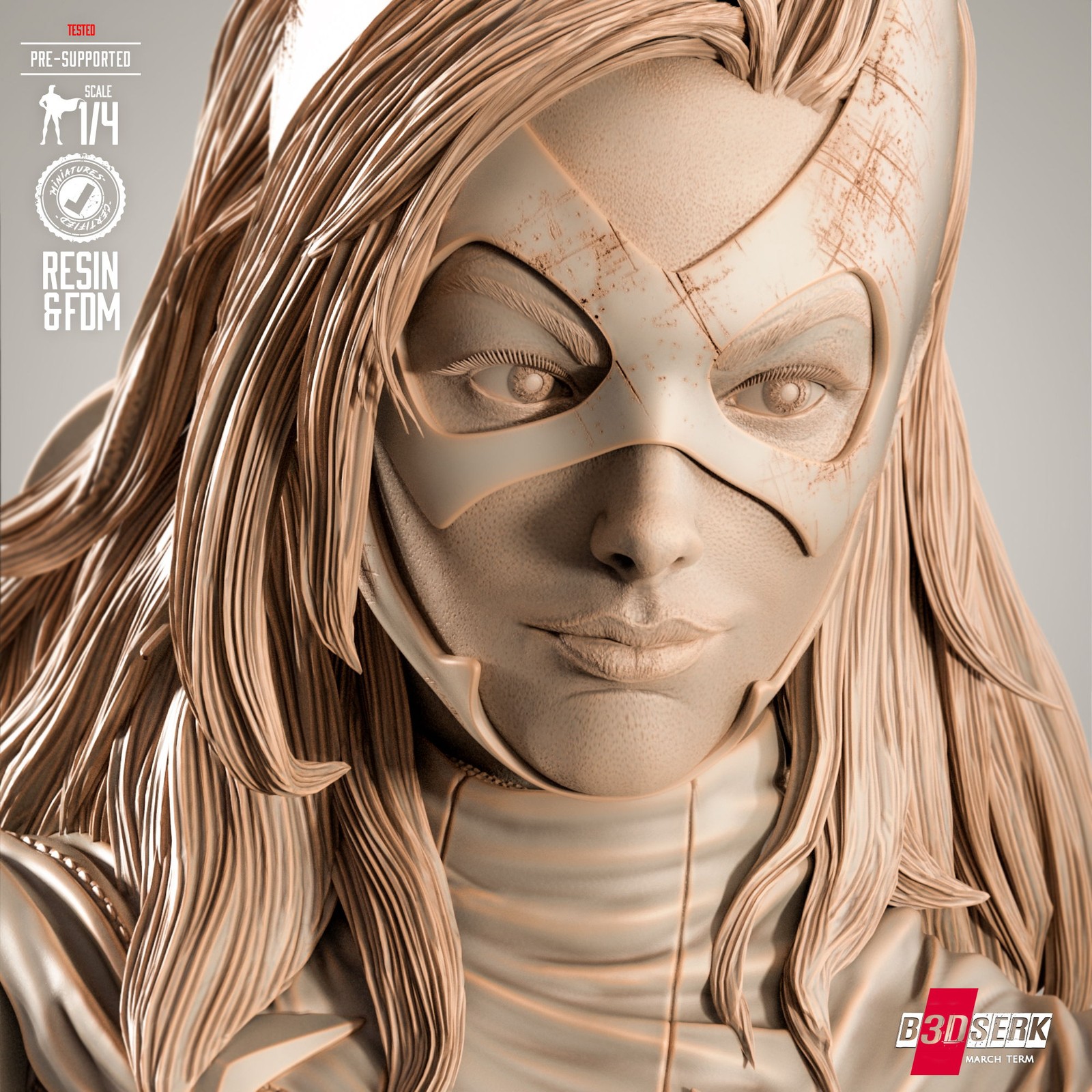 The Huntress Portrait Bust - Image 3