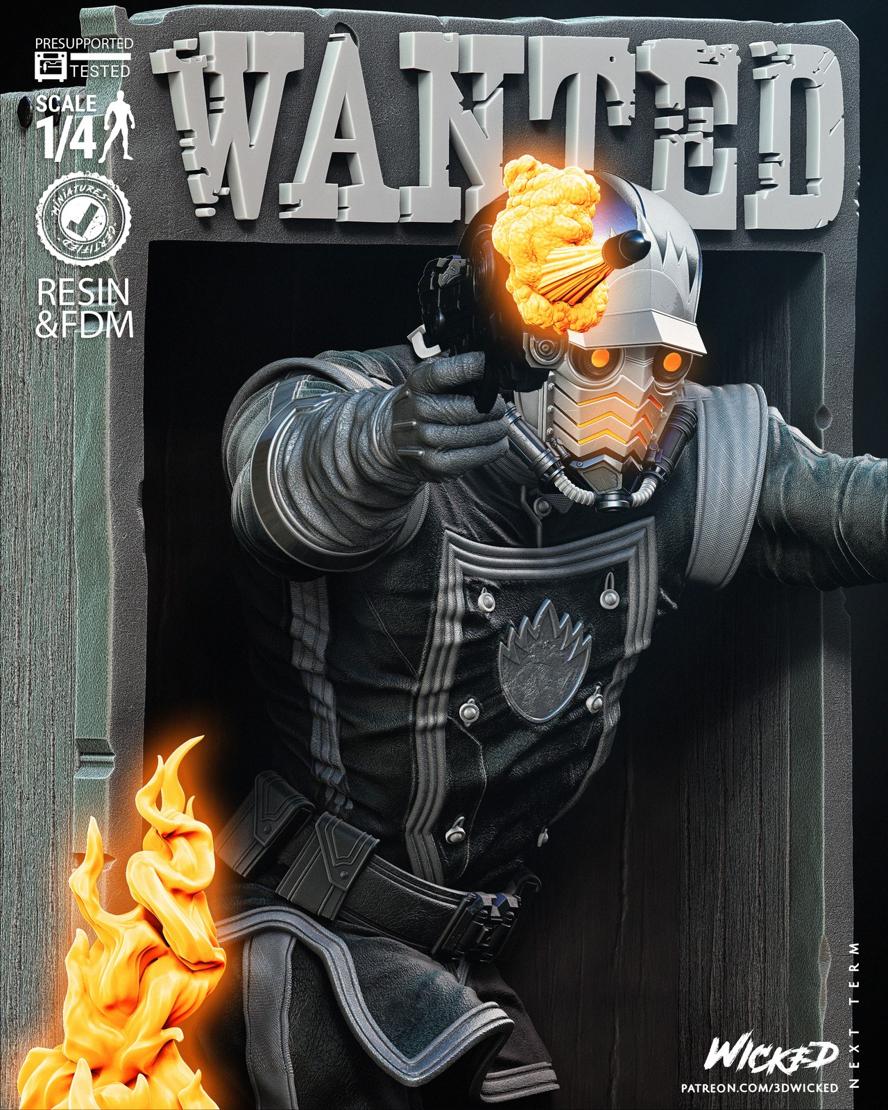 Star Lord Comic Version Bust Poster - Image 5