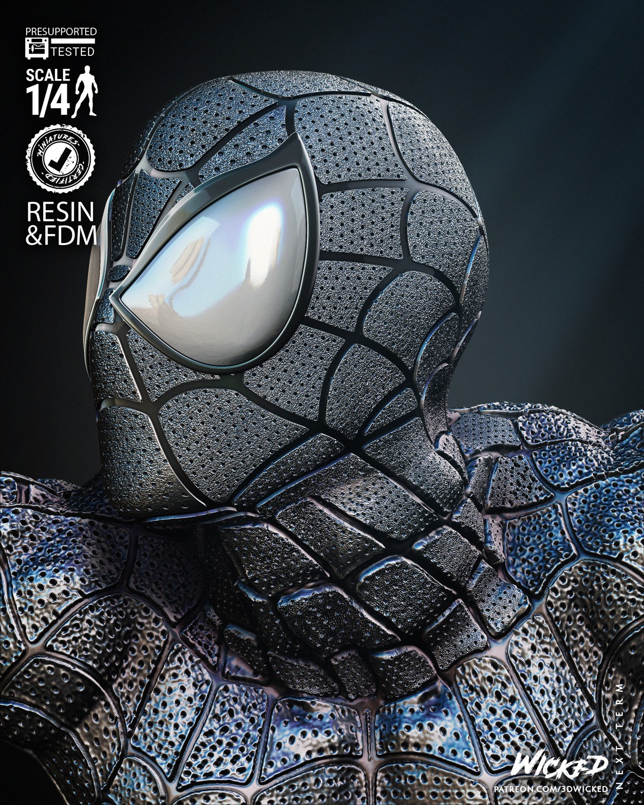 Spiderman Bust Portrait - Image 5