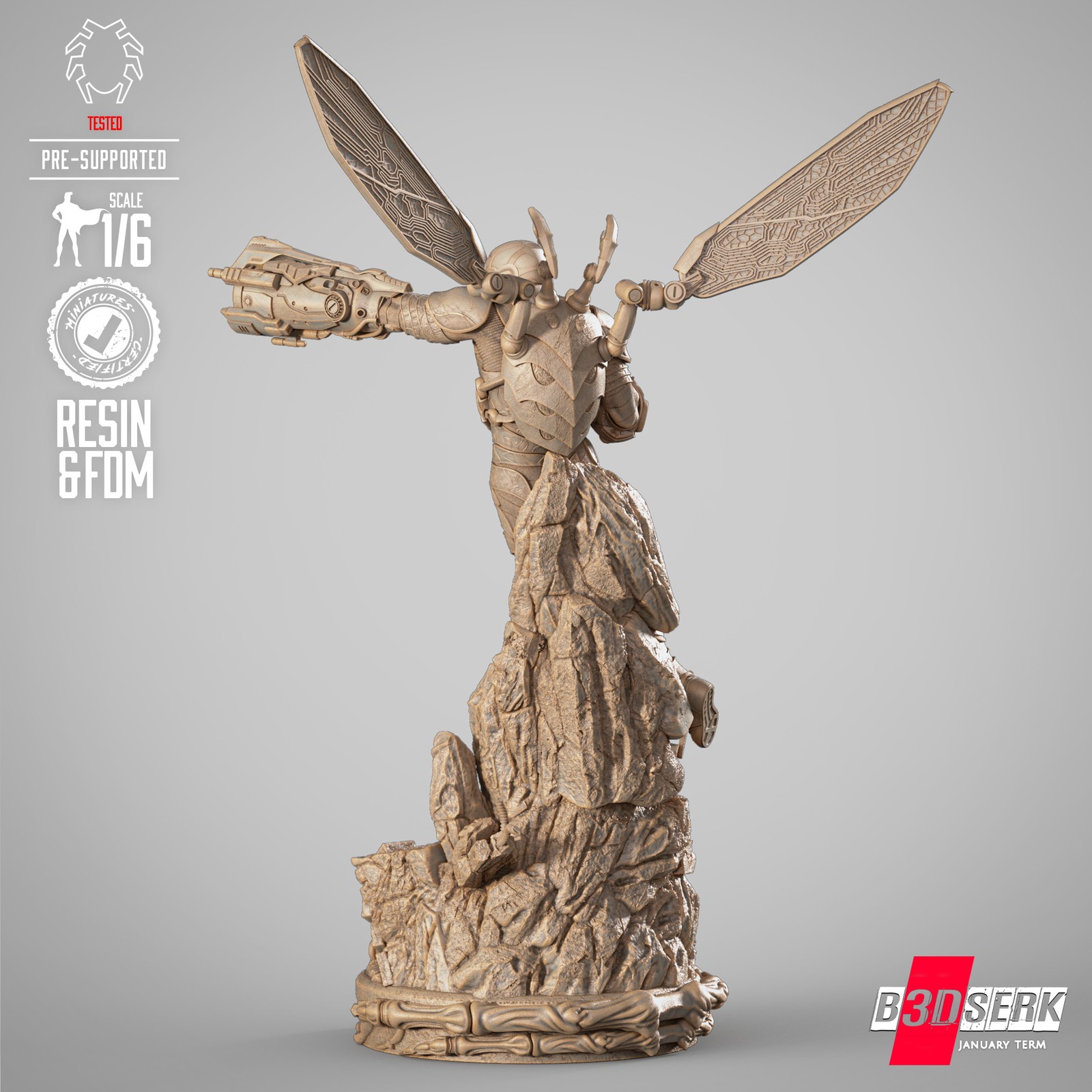 Blue Beetle Sculpture - Image 3