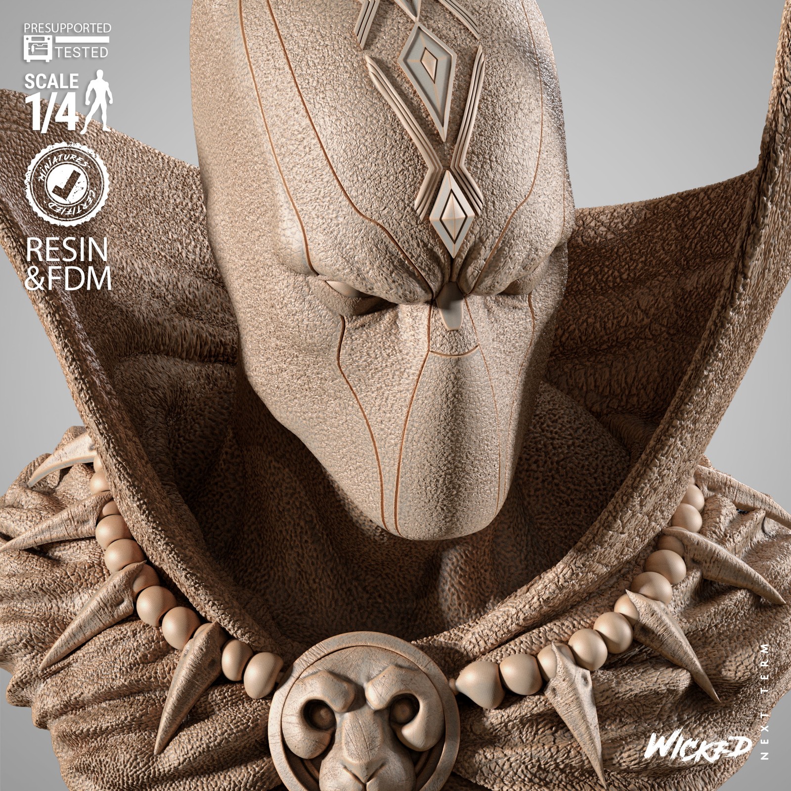 Black Panther Portrait Bust - Image 4