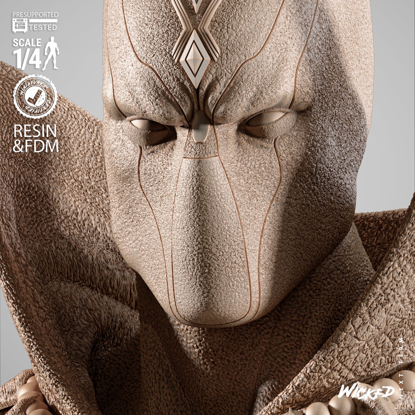 Black Panther Portrait Bust - Image 5