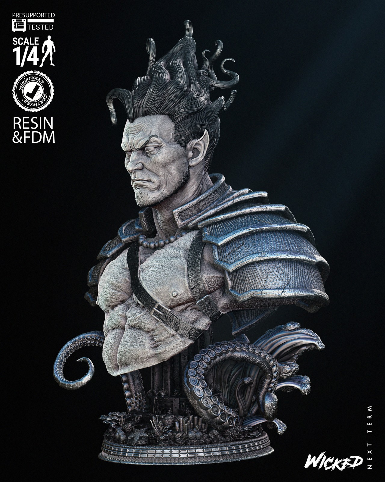 Namor Bust Portrait - Image 2