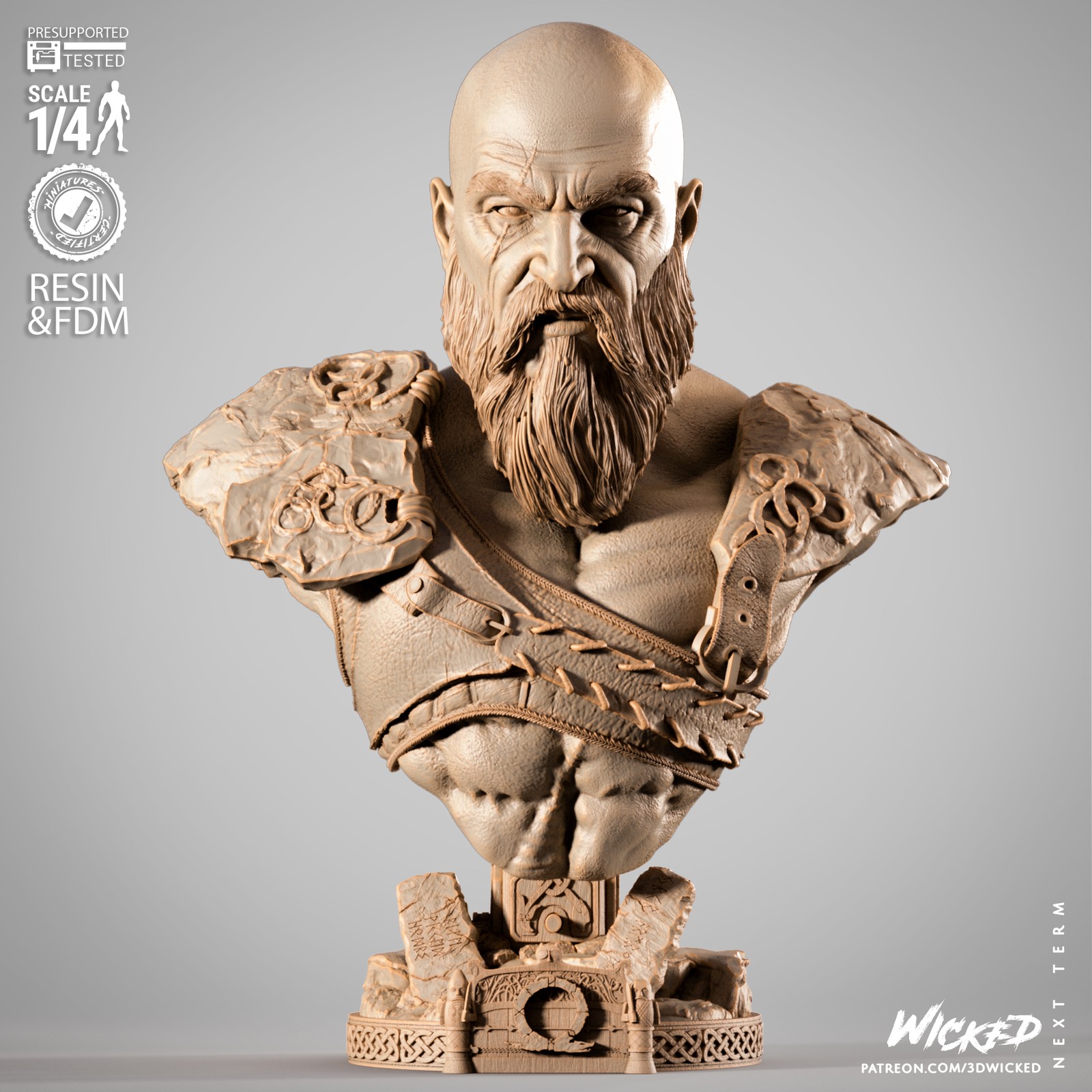 Kratos Portrait Bust