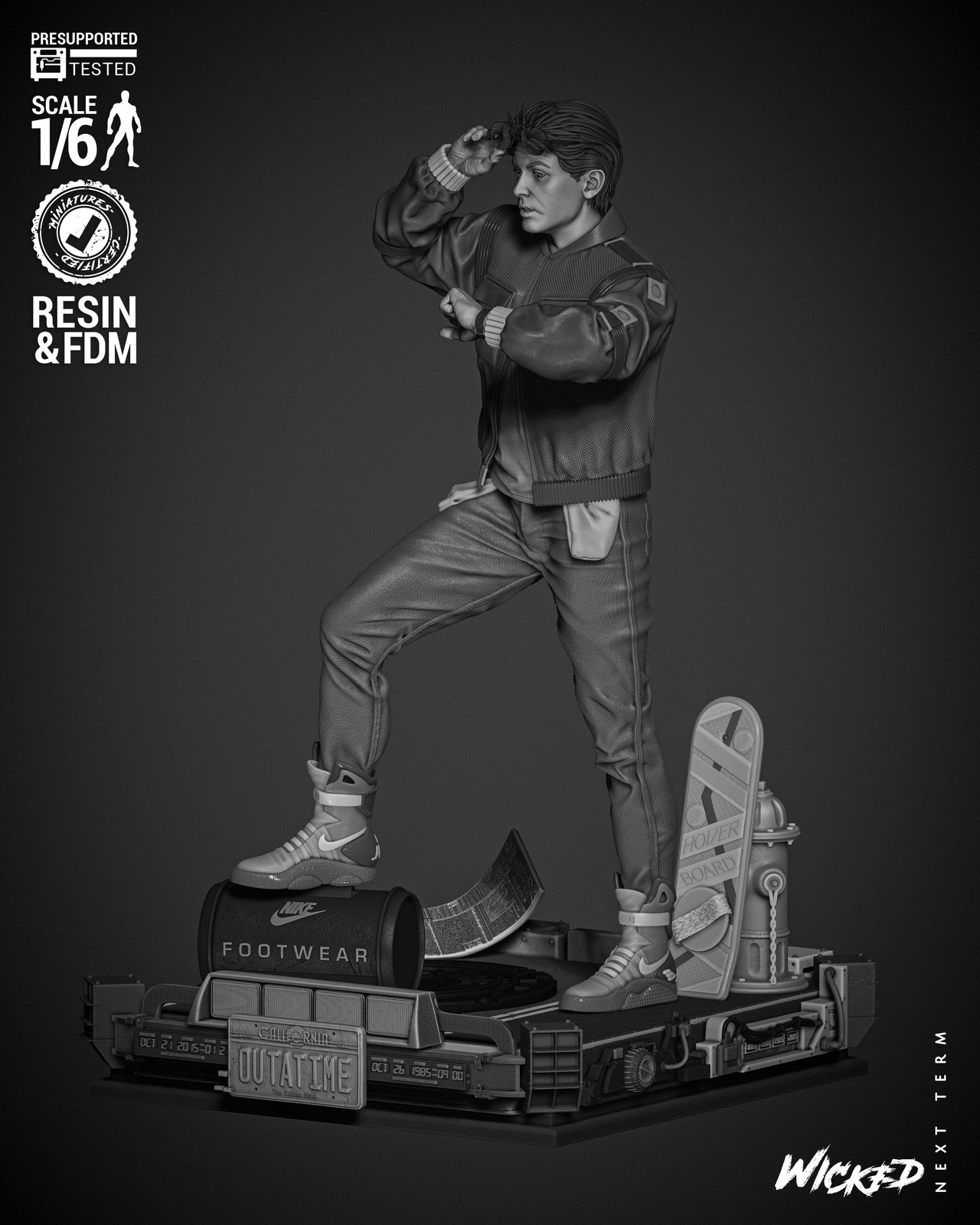 Marty McFly Sculpture - Image 2