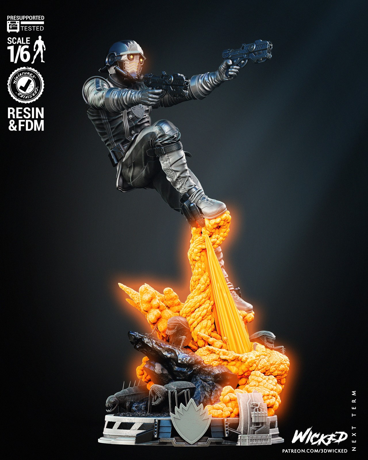 Star Lord Comic Version Sculpture - Image 2