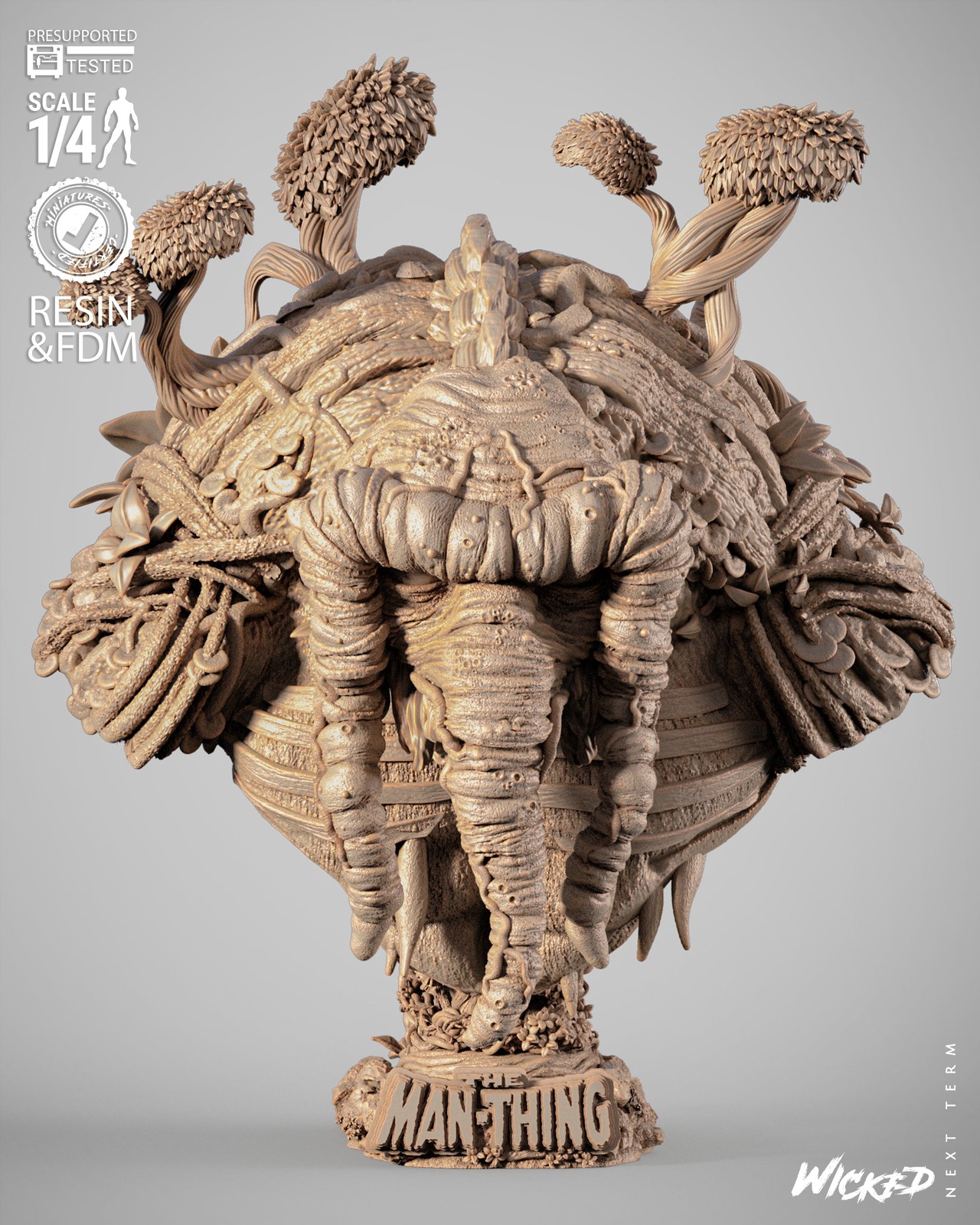 Man Thing Portrait Bust