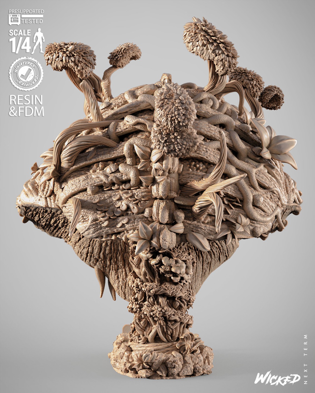 Man Thing Portrait Bust - Image 2
