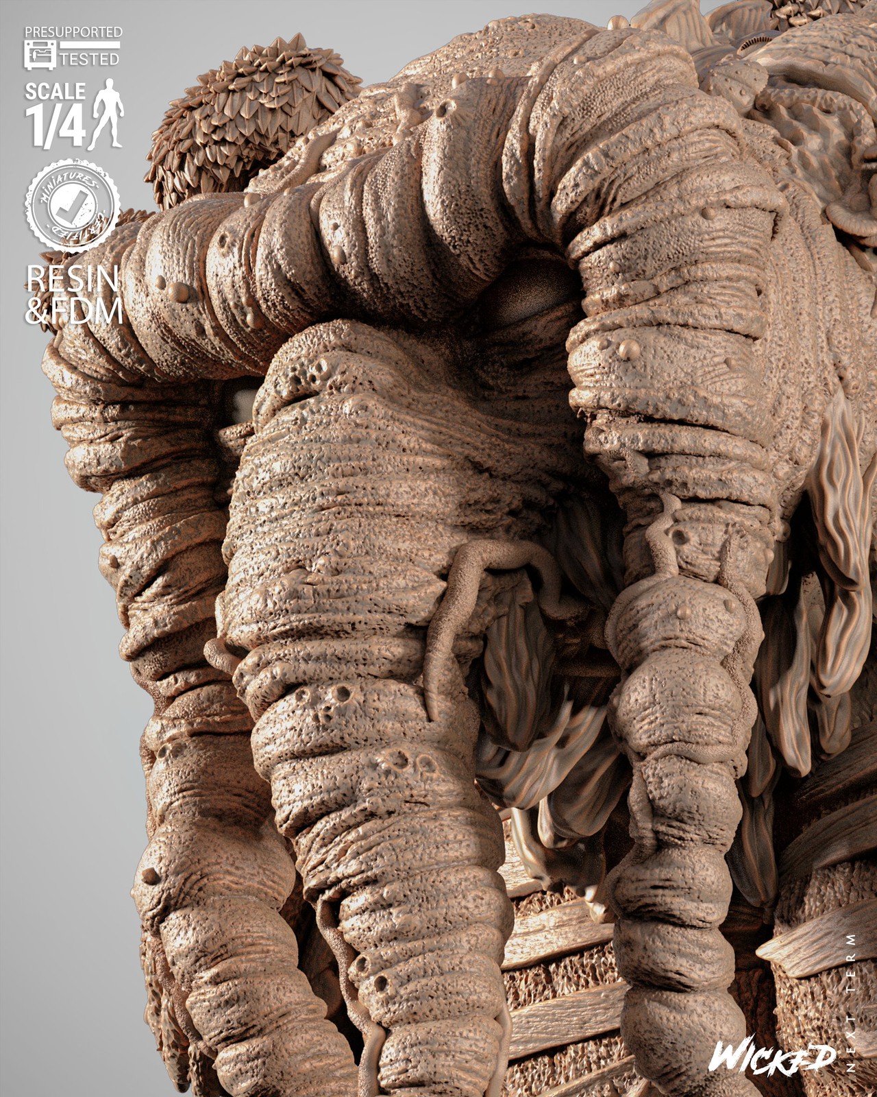 Man Thing Portrait Bust - Image 4