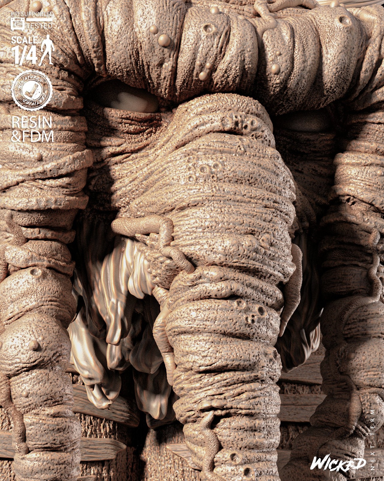 Man Thing Portrait Bust - Image 5