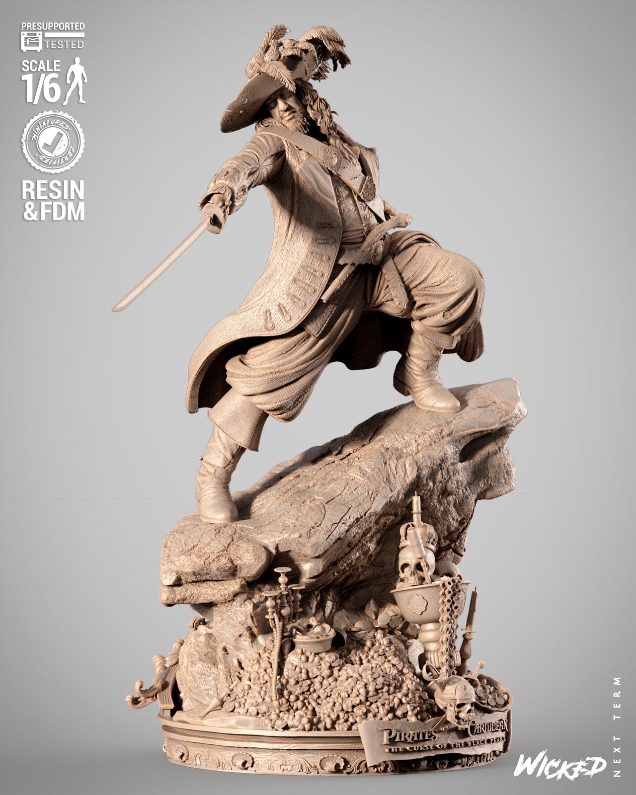 Hector Barbossa Sculpture