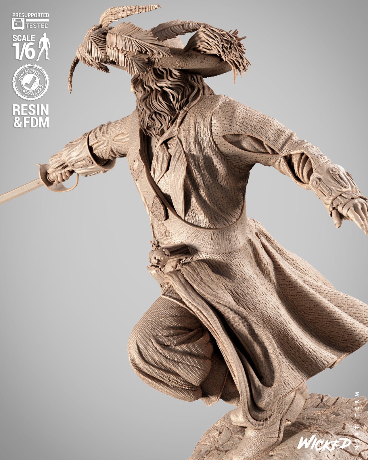 Hector Barbossa Sculpture - Image 5