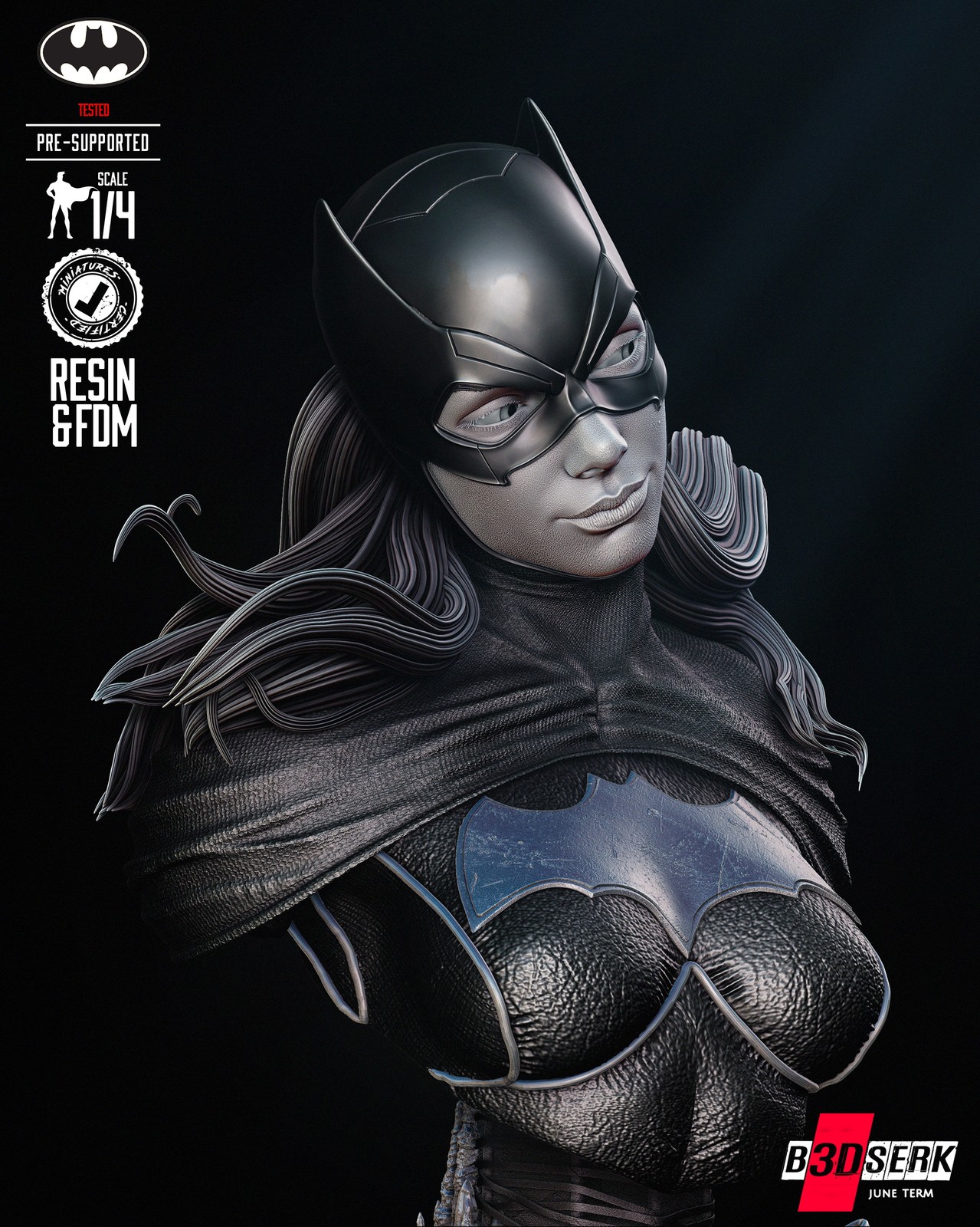 Batgirl Portrait Bust - Image 3