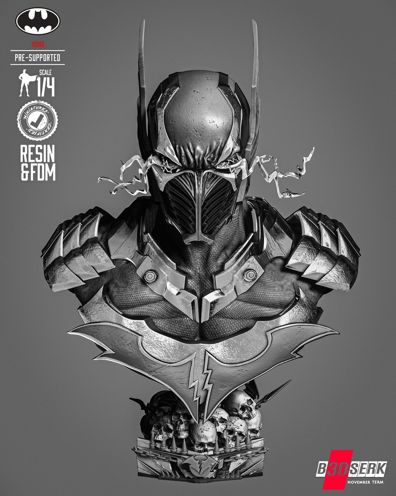 Red Death Portrait Bust