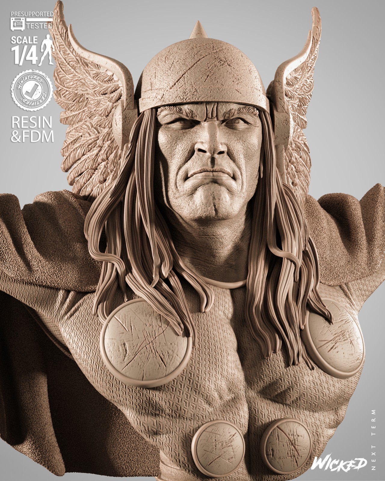 Thor Portrait Bust - Image 2