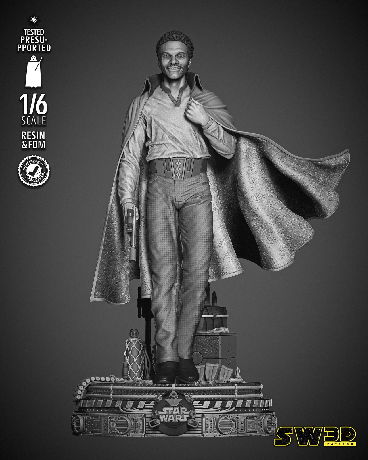 Lando Calrissian Sculpture