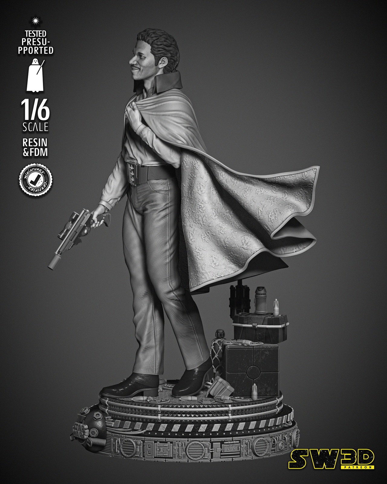 Lando Calrissian Sculpture - Image 3