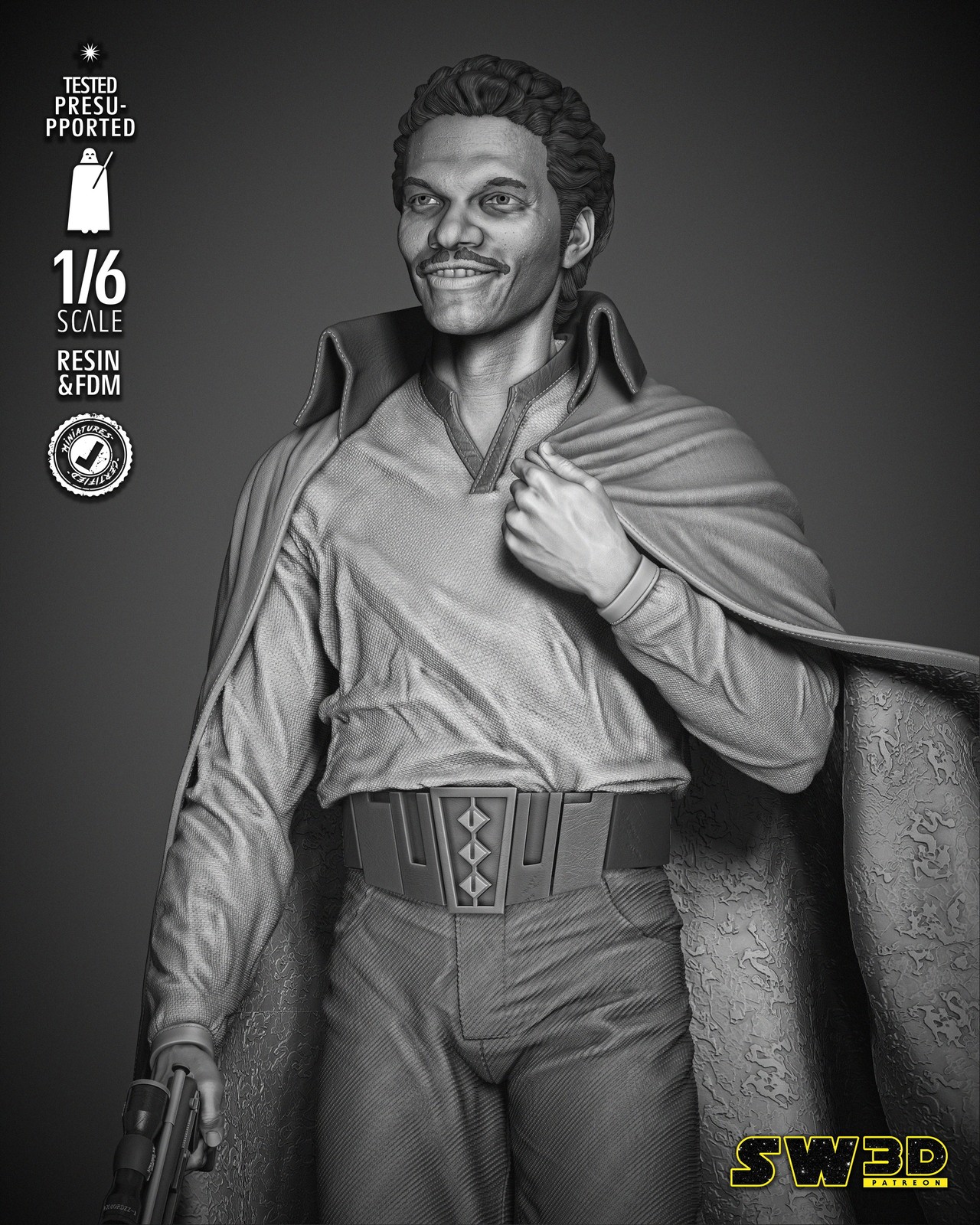 Lando Calrissian Sculpture - Image 4
