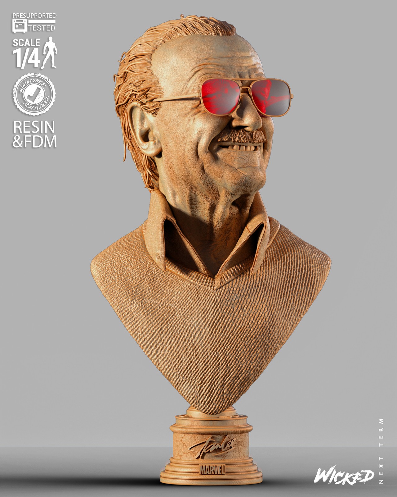 Stan Lee Portrait Bust