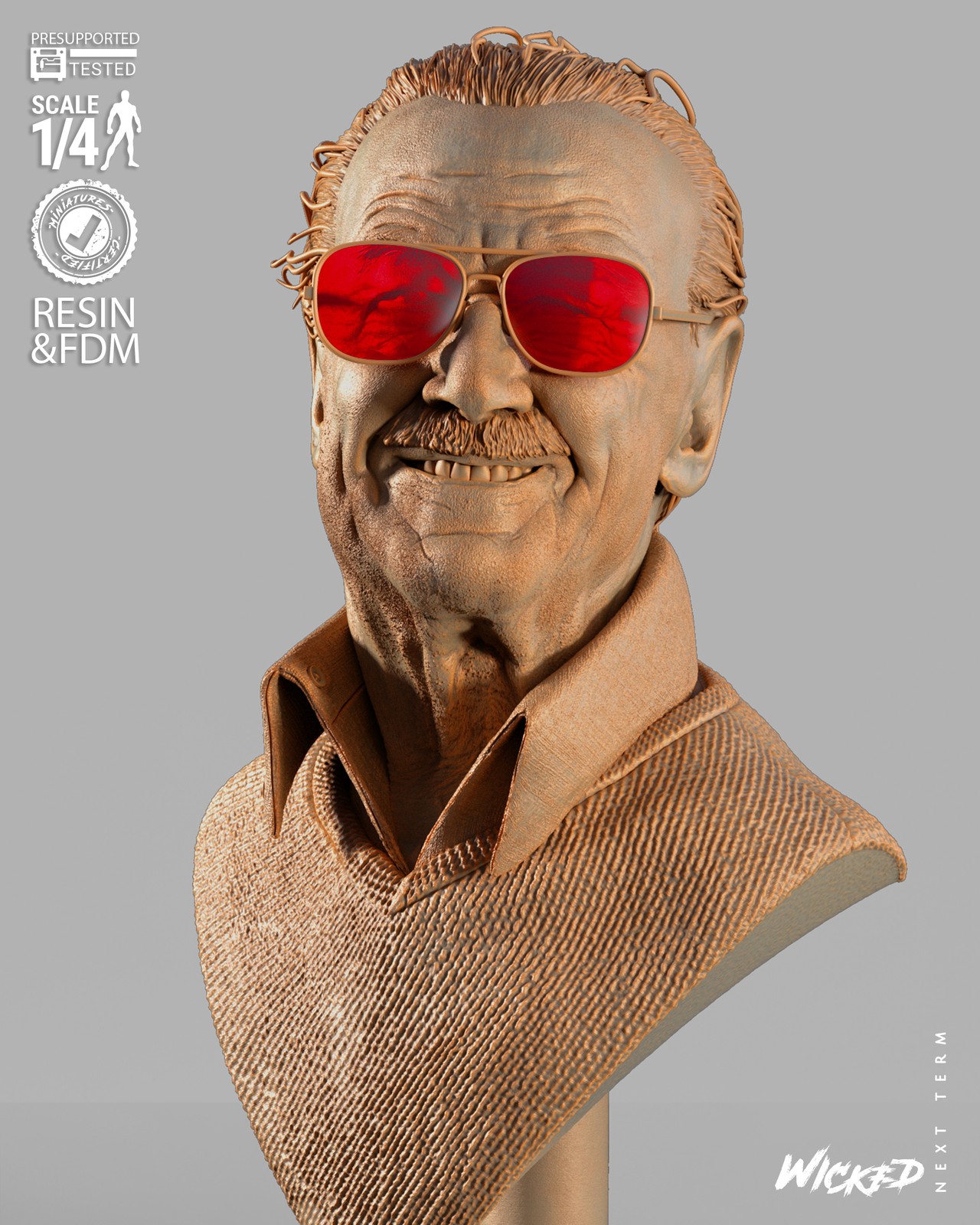 Stan Lee Portrait Bust - Image 2