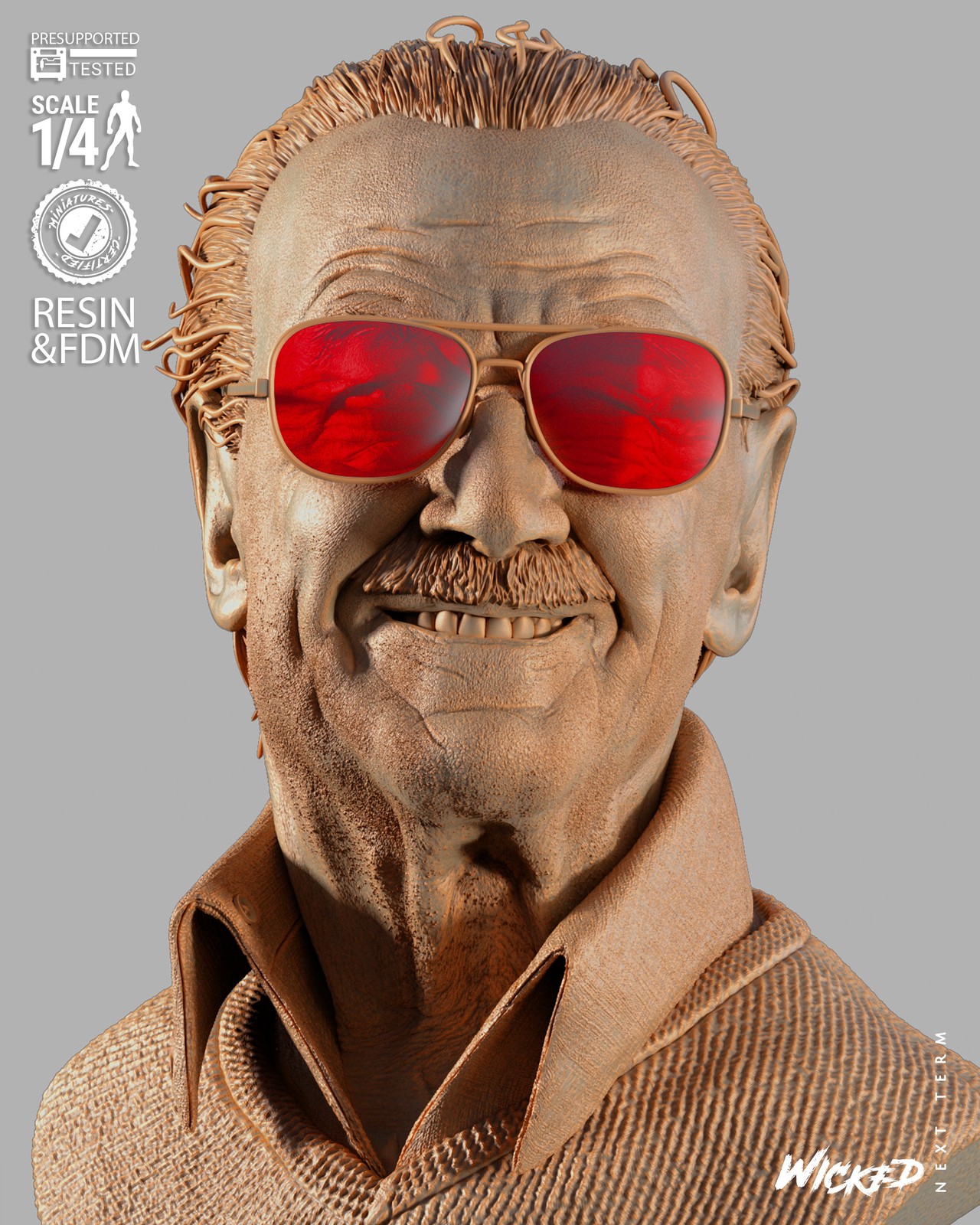Stan Lee Portrait Bust - Image 3