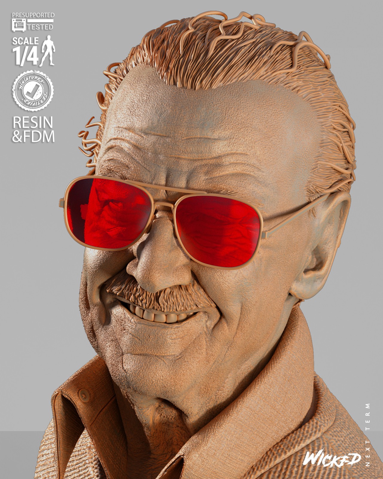 Stan Lee Portrait Bust - Image 4