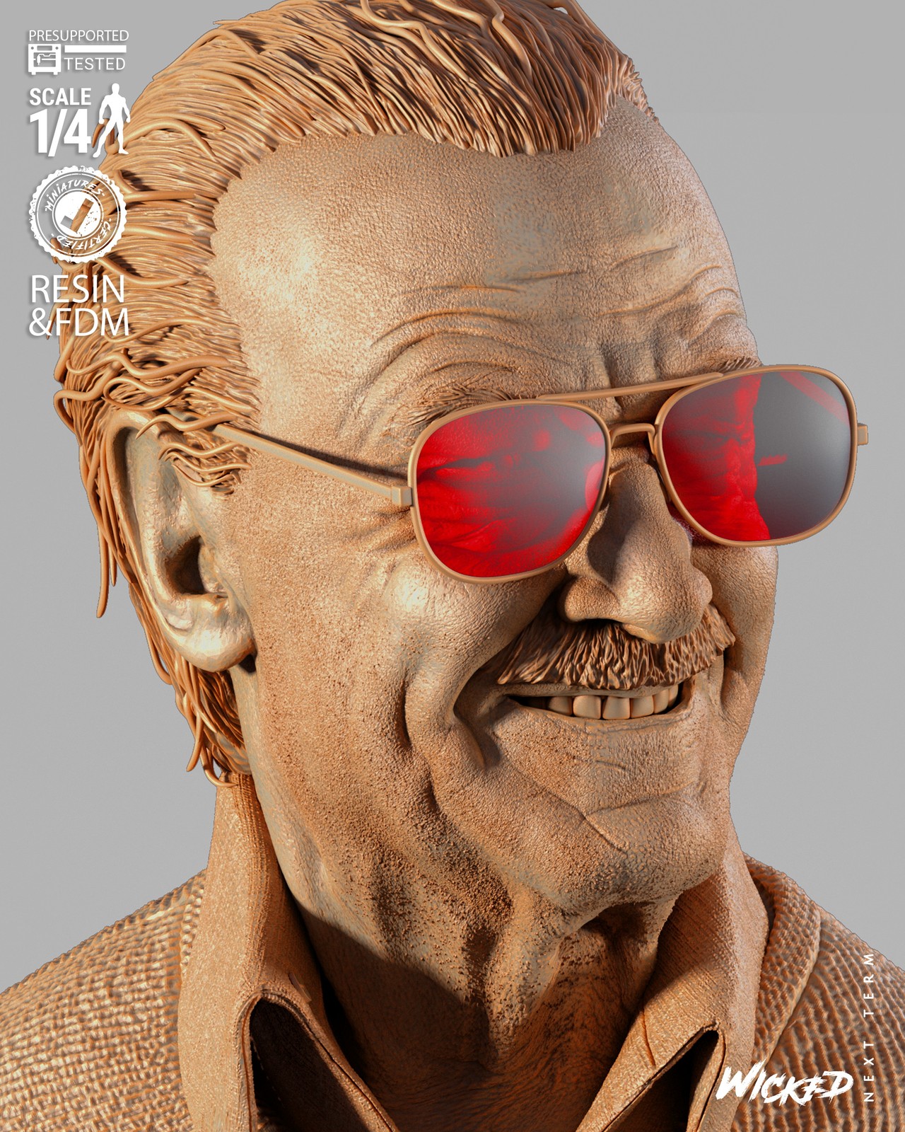 Stan Lee Portrait Bust - Image 5